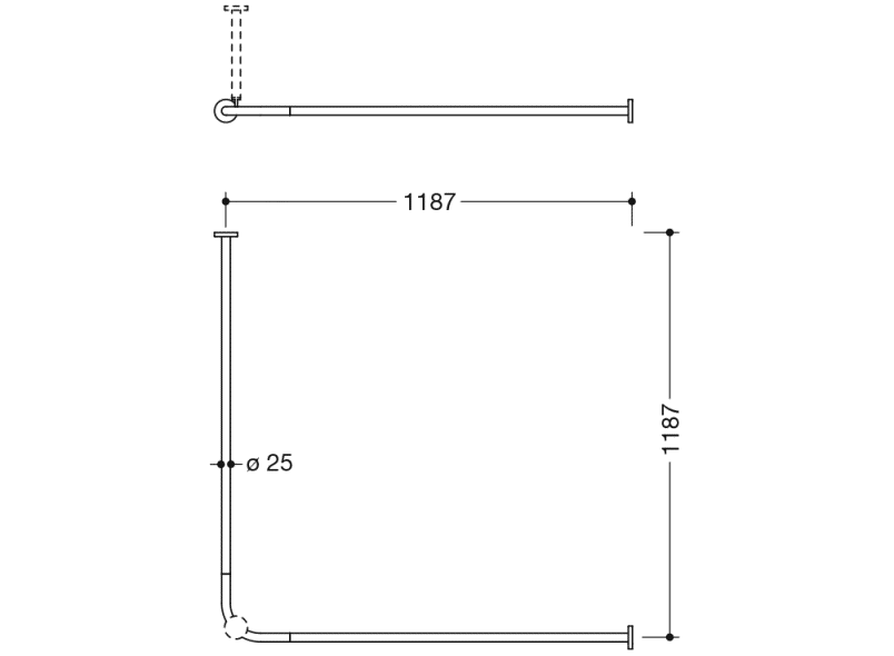 900.34.103XA Карниз HEWI System 900 - Вид №2