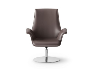 Поворотный стул с подлокотниками для залов ожидания
