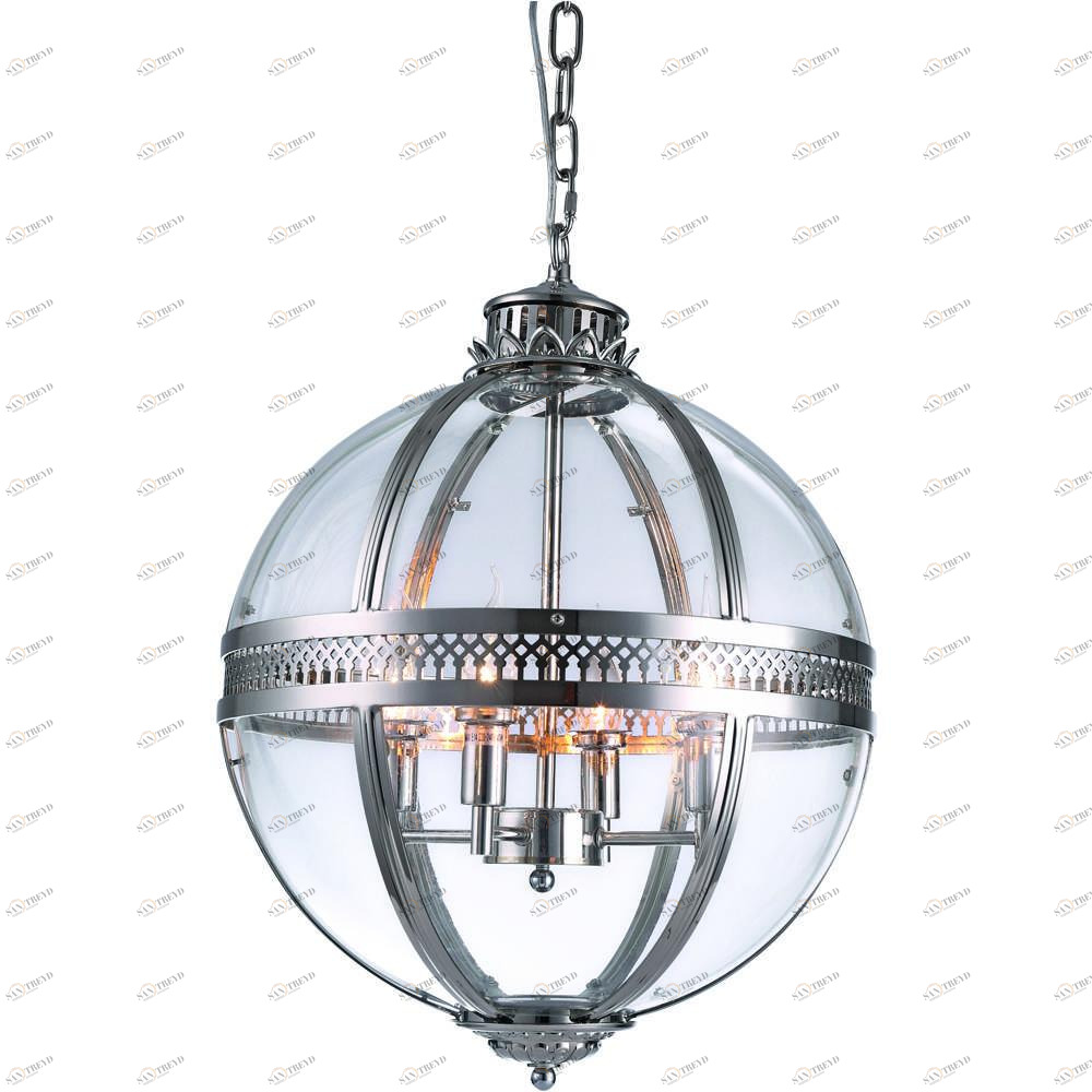 Подвесная люстра Divinare Orbite 1015/02 SP-4 DIVINARE ДИЗАЙНЕРСКИЕ, ORBITE 1015, ШАР 074985 Хром 