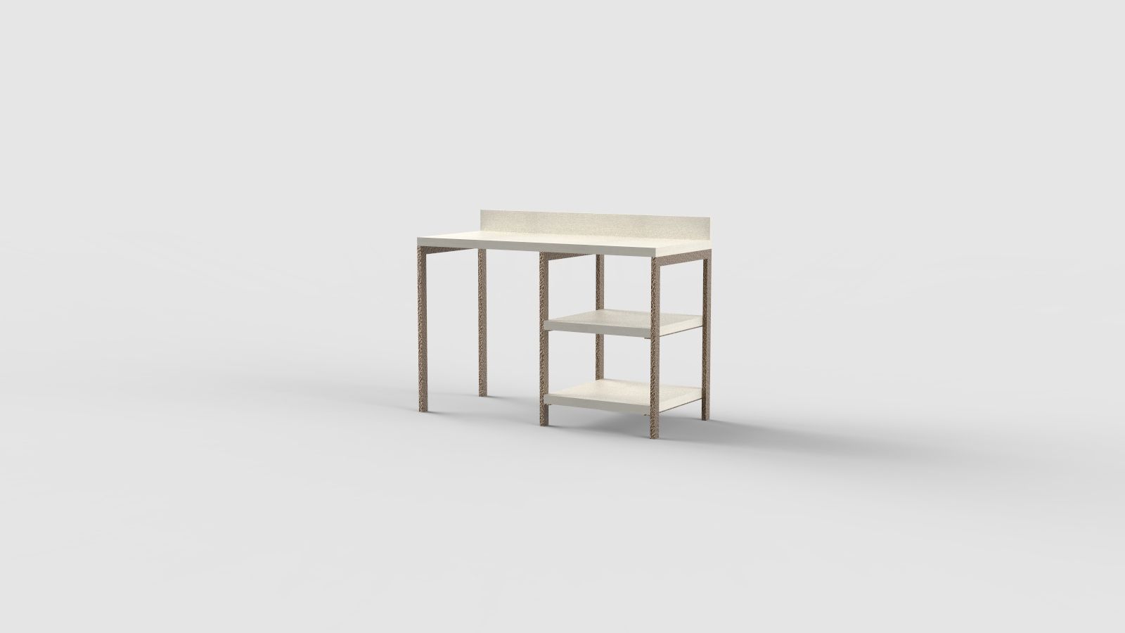 Прямоугольный стол с полками для контракта Mobilspazio ARCH-00076414 - Вид №24