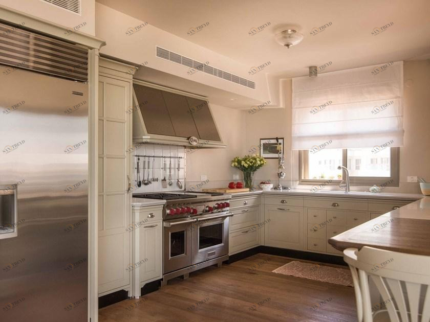 Marchi Cucine Лаковая оборудованная кухня с полуостровом sun-id-1378740