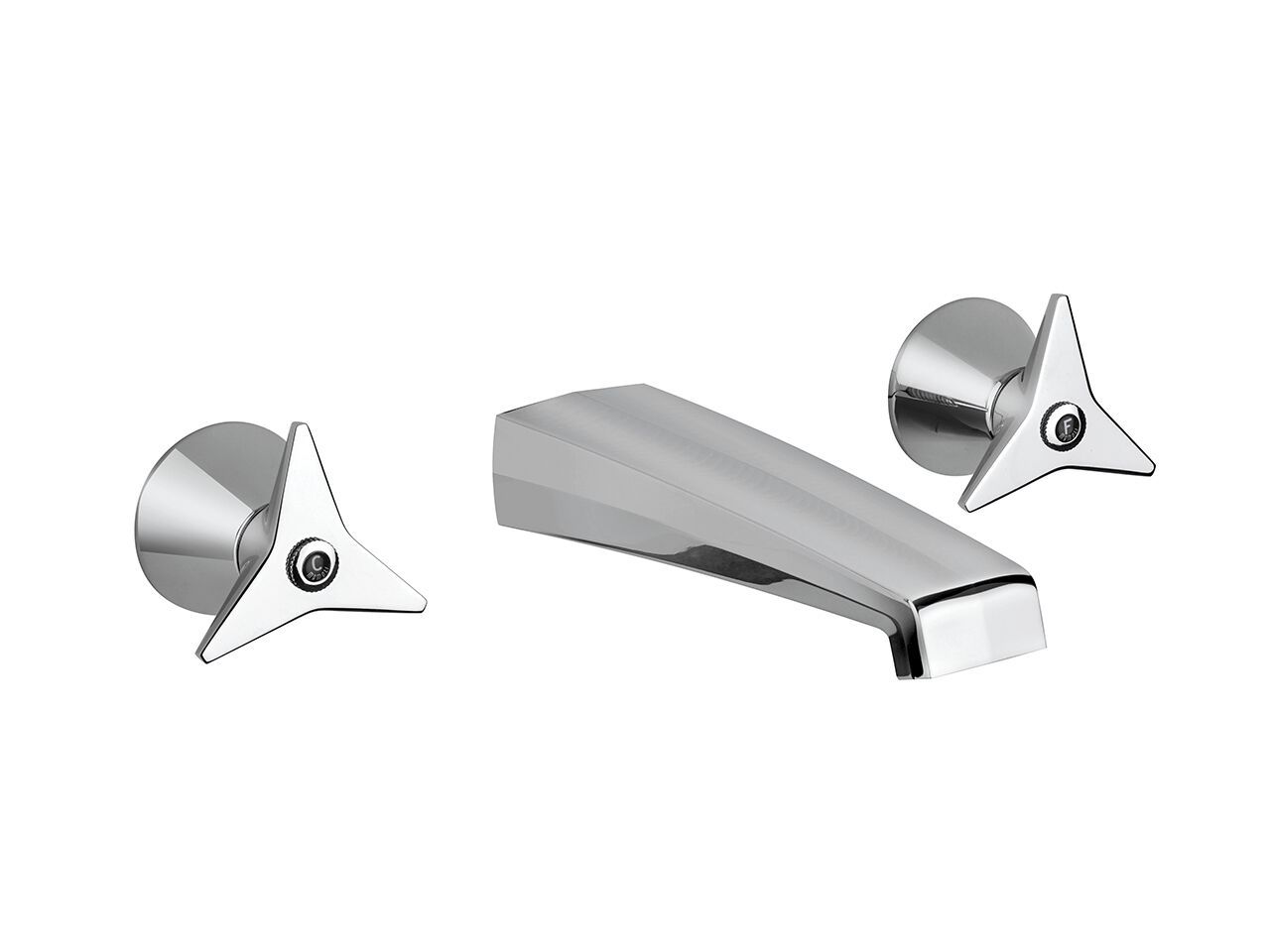 Настенный смеситель для раковины с 3 отверстиями Mamoli Gio Ponti ARCH-00095133