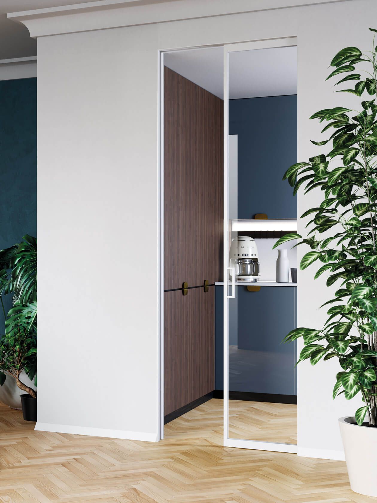 Frameless sliding pocket door system Eclisse ECLISSE Syntesis ARCH-00150440 - Вид №10