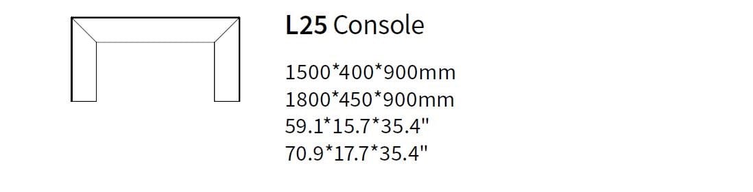 Прямоугольная консоль HC28 maison ARCHE ARCH-00093804 - Вид №2
