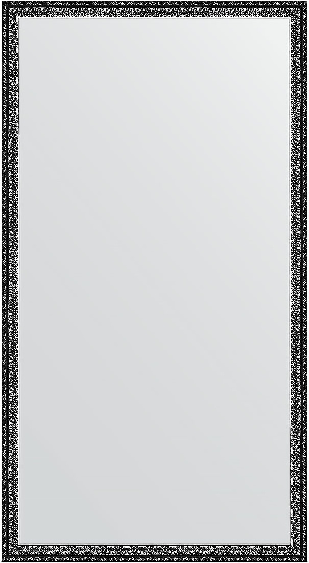 BY 1078 Зеркало в багетной раме - черненое серебро 38 mm EVOFORM Definite