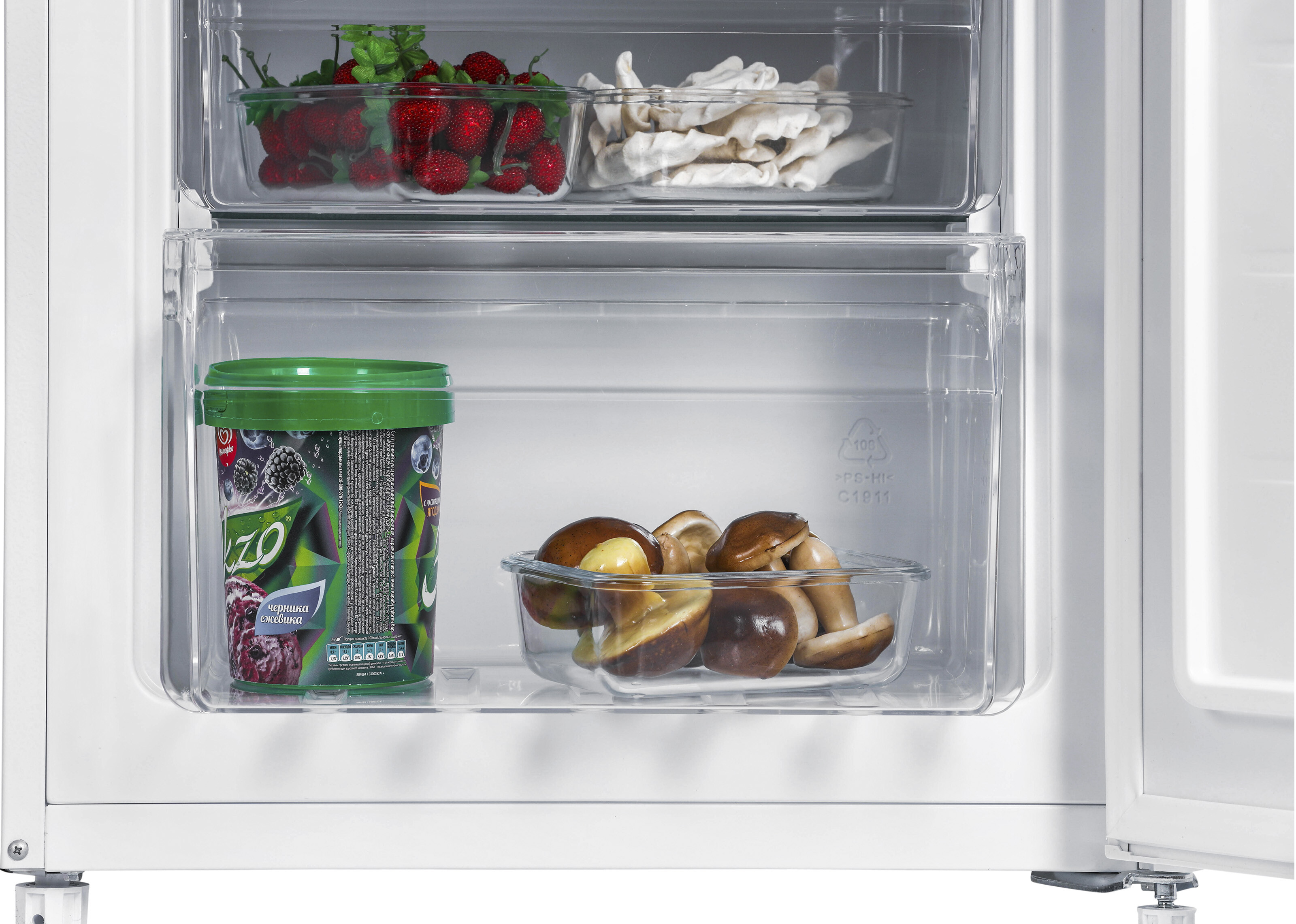 9069191 Холодильник с морозильником   Nordfrost RFC 210 LFW белый STDN-0132567 - Вид №6