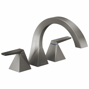 T2746-KS Римская ванна с двумя ручками Delta Faucet Trillian Черный нержавеющий