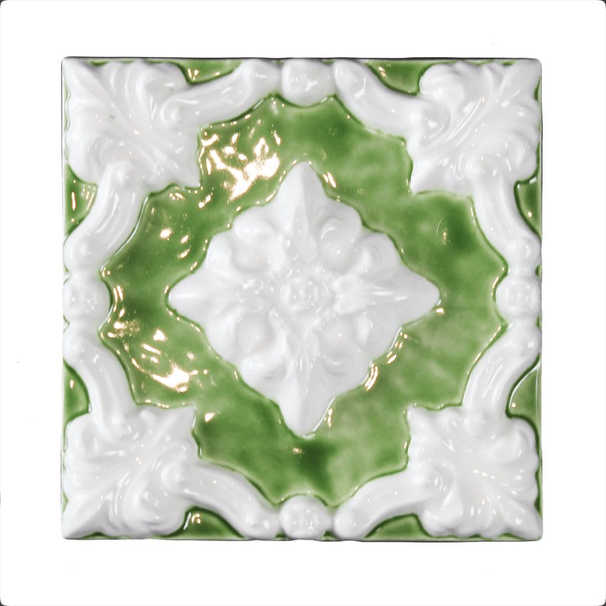 Двухцветная плитка с поливным фоном PROVANSFAIENCE sun-id-994469 - Вид №5