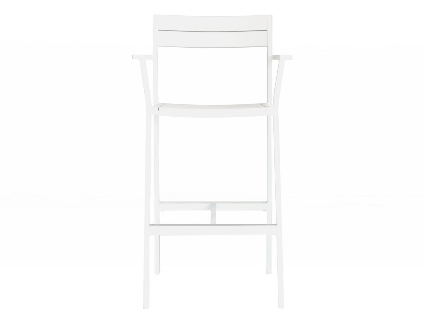 Высокий алюминиевый стул с порошковым покрытием со спинкой Case Eos ARCH-00077614 - Вид №13