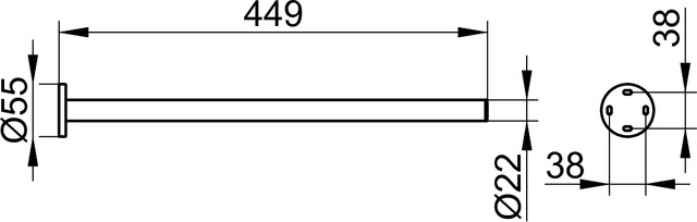 14920010000 Полотенцедержатель KEUCO Plan - Вид №3