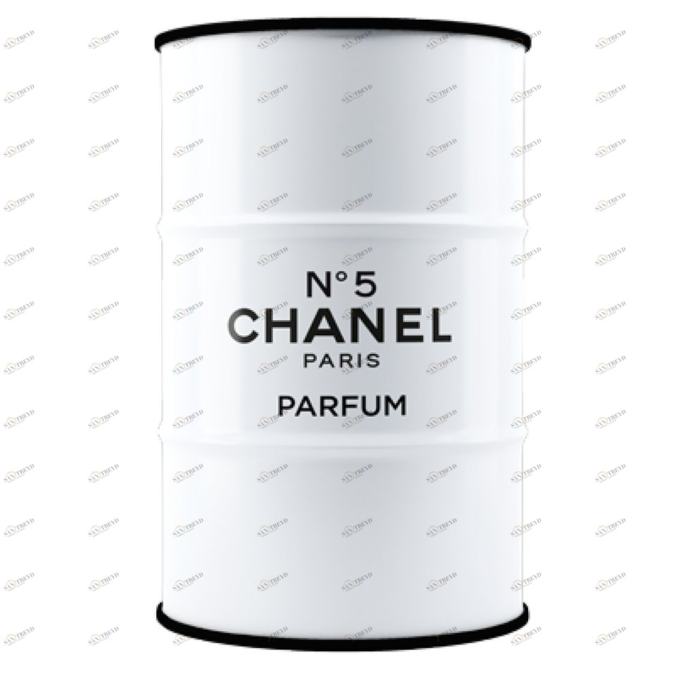 Бочка металлическая декоративная Chanel white & black XL STARBARREL  014867 Белый 