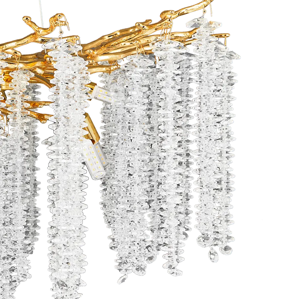 Люстра De City Лайма золотая 8-рожковая для гостиной и зала 88593894 STLM-0933029 - Вид №6