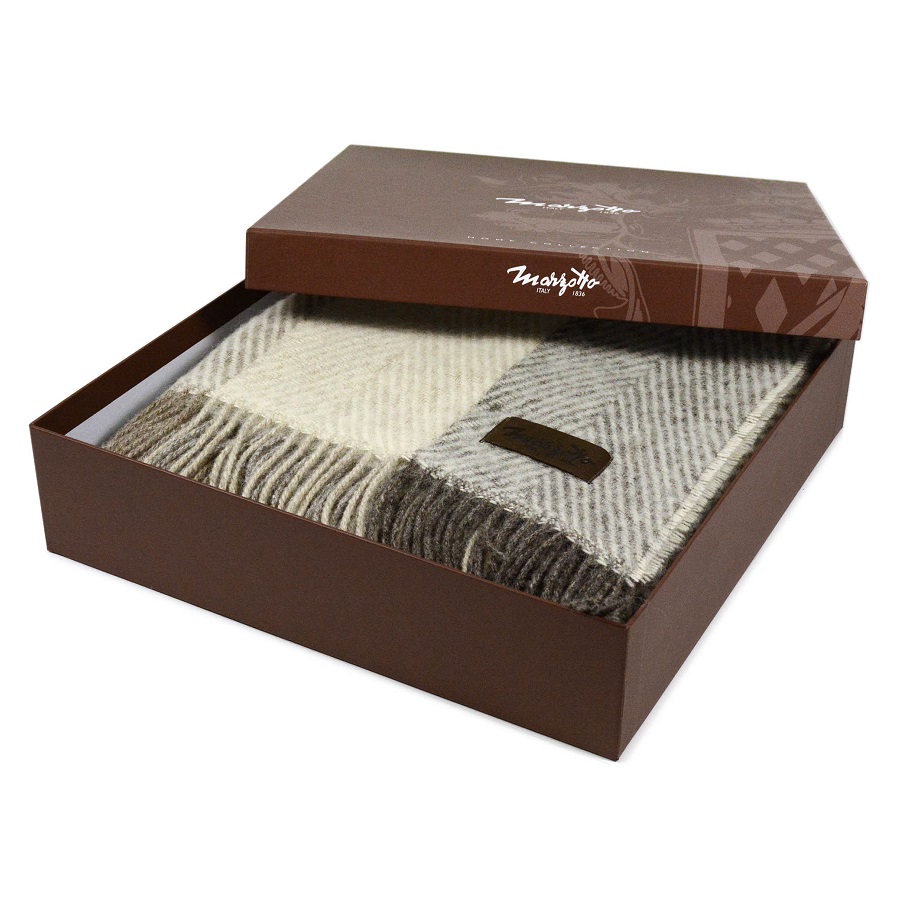 Плед Vadso Spina, 130х180 см, бежевый MARZOTTO VADSOSPINA1001 - Вид №1