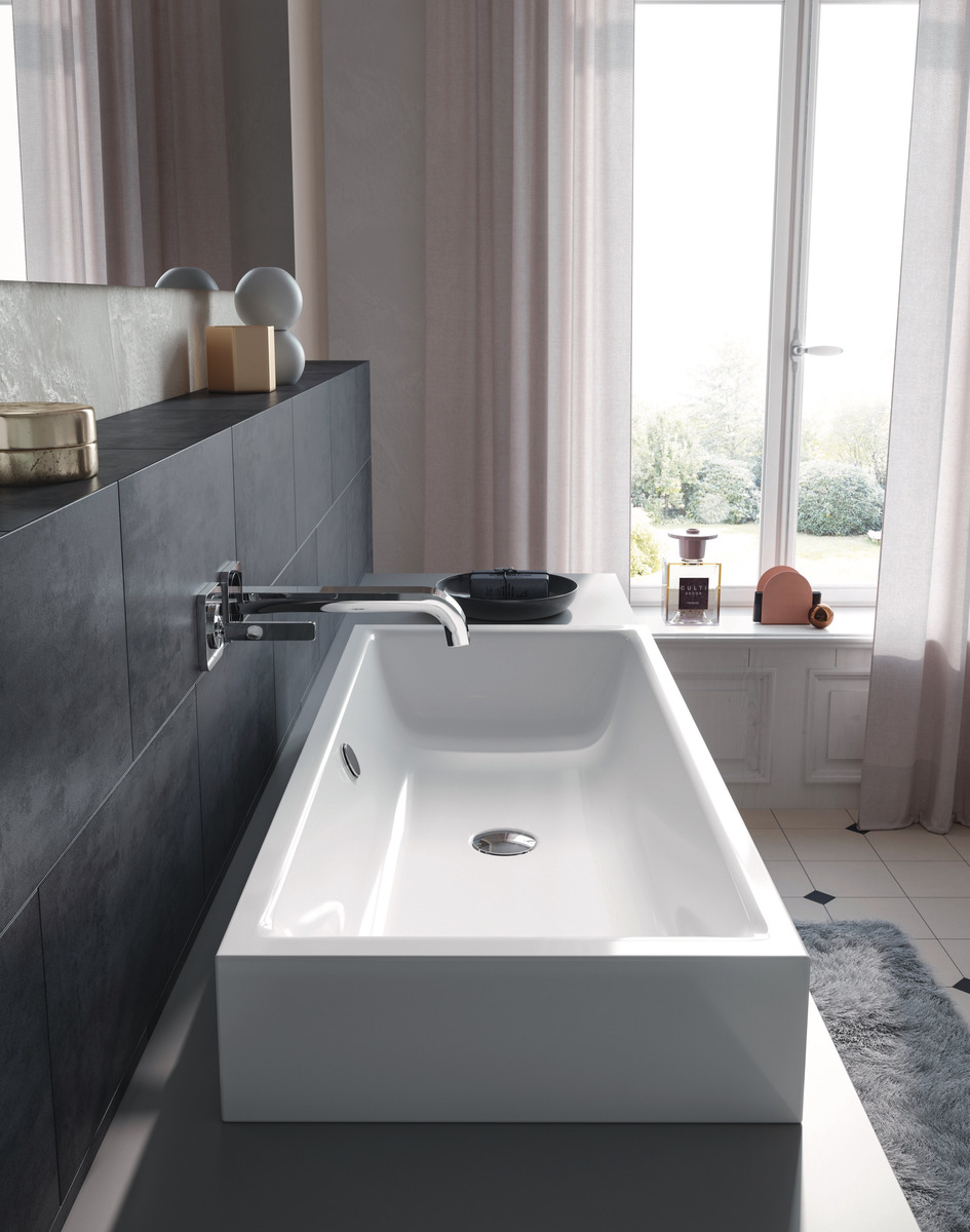 Умывальник KALDEWEI Сталь эмалированная 3176 1 альпийский белый 317630831 - Вид №3