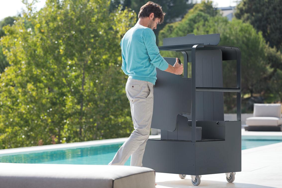 MNST393 Тележка для спинок белая f8 Manutti Air - Вид №2