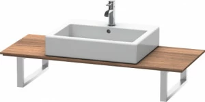 XL011C07979 X-Large Консоль для накладных раковин и встраиваемых умывальников Орех натуральный, декор