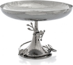 10583977 Michael Aram Чаша на ножке Michael Aram Белая орхидея 29см, сталь нержавеющая Сталь нержавеющая