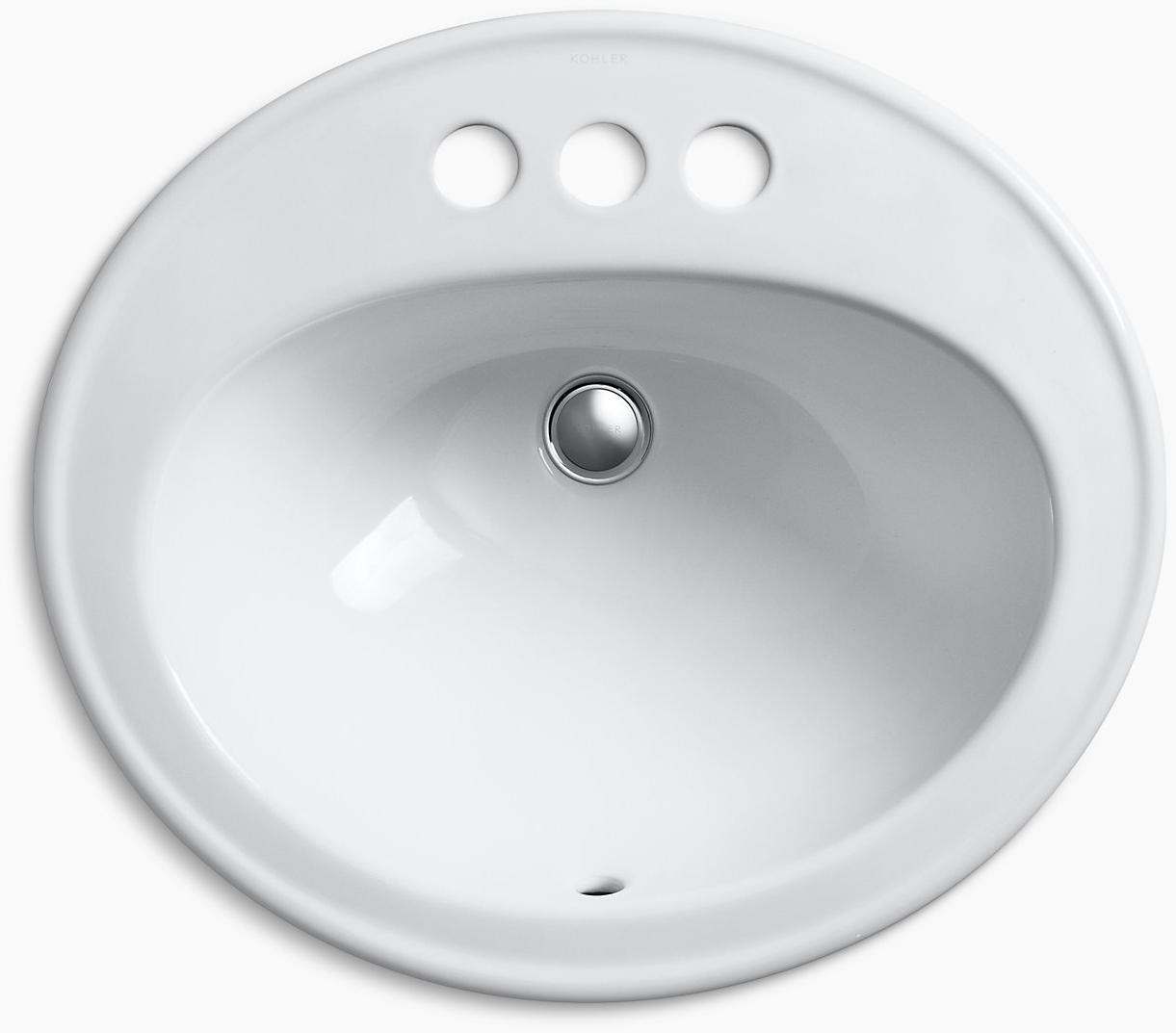 K-2196-4-G9 Накладная раковина на столешницу  прямоугольная Kohler  - Вид №2