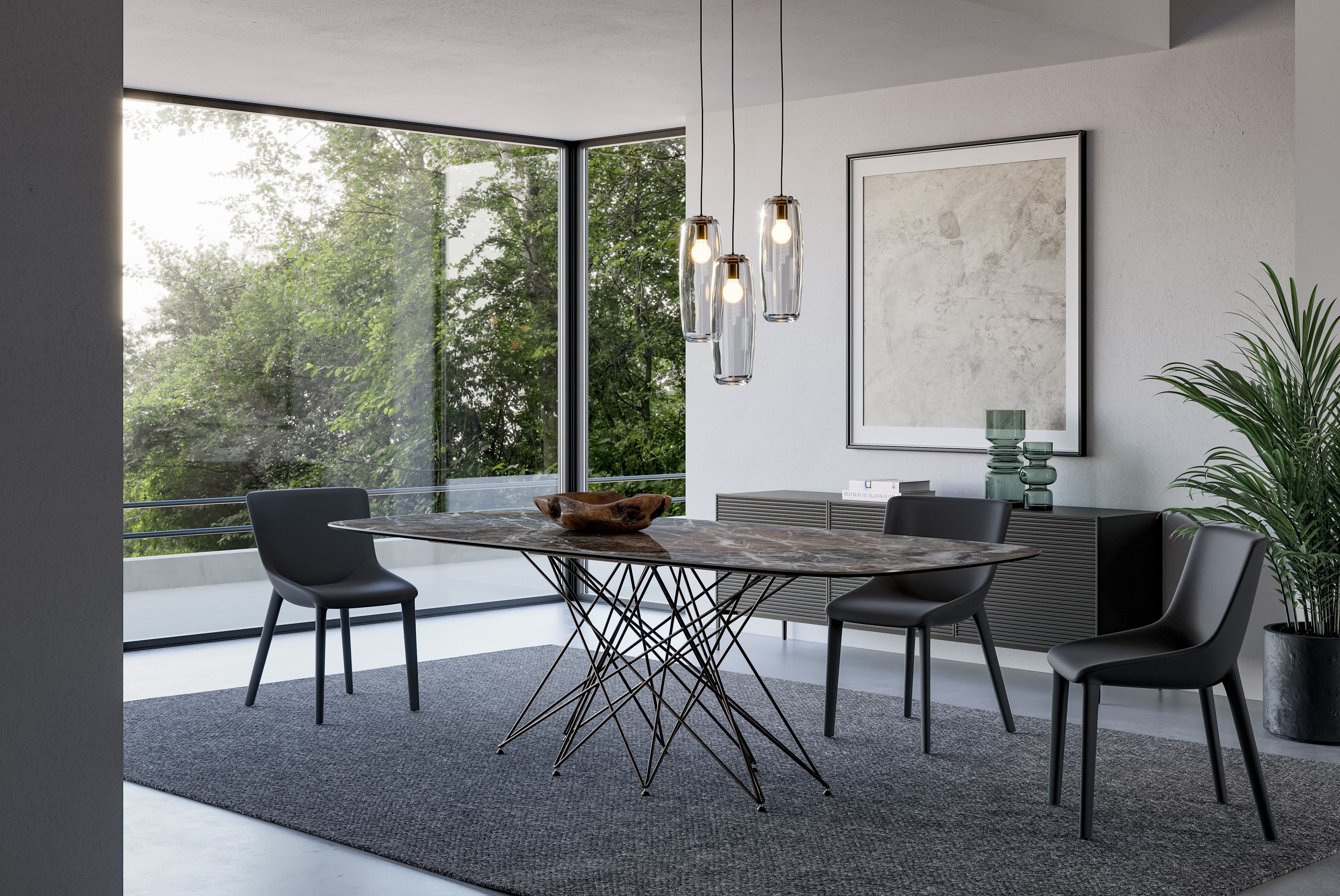 Прямоугольный обеденный стол BONALDO OCTA ARCH-00152427 - Вид №6