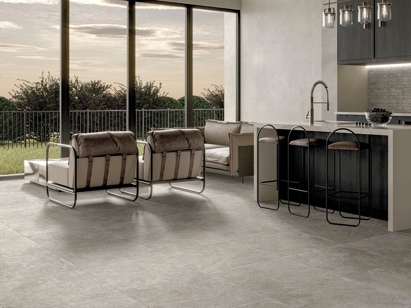 Пол / облицовка из керамогранита с эффектом камня MARINER Theory ARCH-00023496 - Вид №1