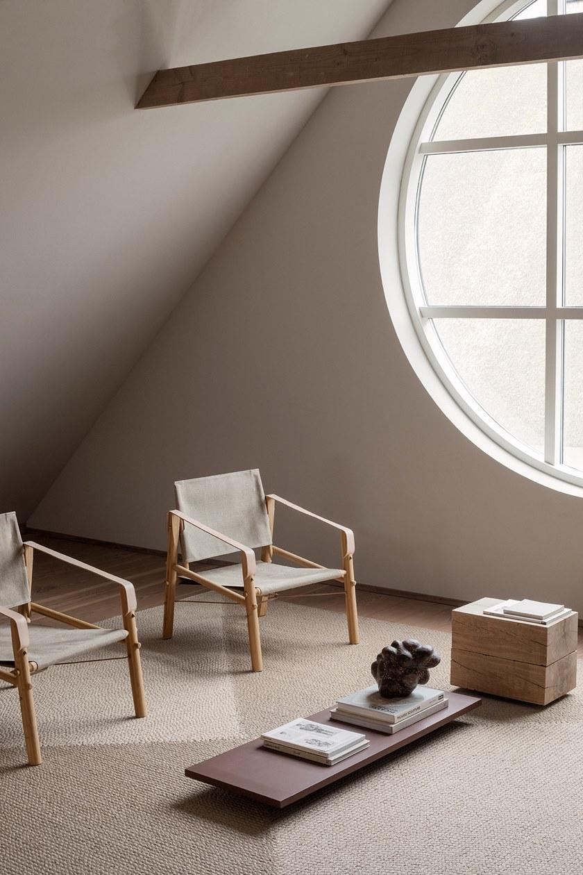 We Do Wood Кресло с подлокотниками из дерева и ткани  3070101  - Вид №9