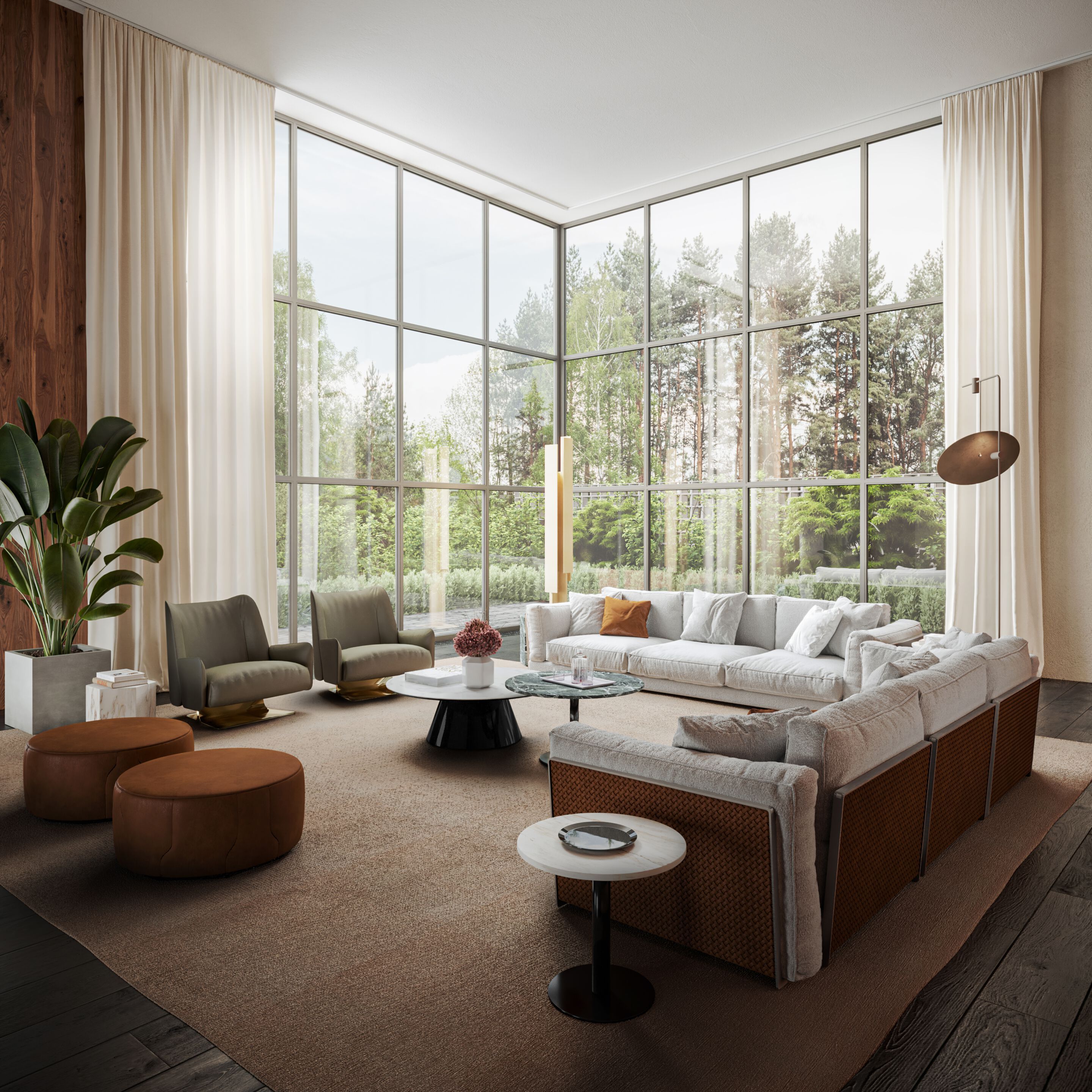 Мраморный шестиугольный журнальный столик Formitalia EXA ARCH-00121691 - Вид №2