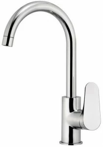 Remer Rubinetterie Смеситель для кухни, устанавливаемый на столешницу, с поворотным изливом Class line L 72