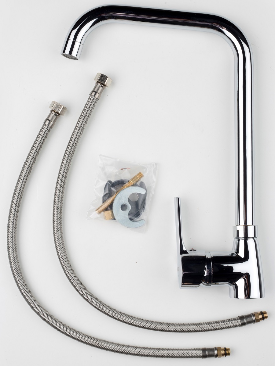 Смеситель для кухни Navako Groove Plus хром NAVAKO 14007 - Вид №3