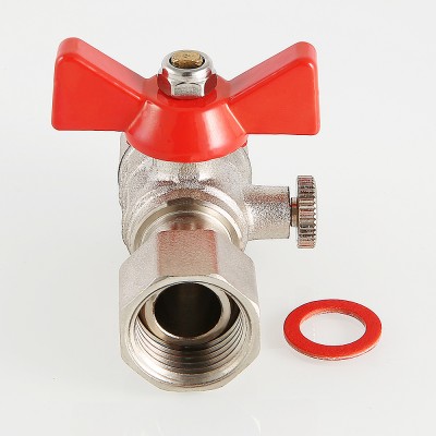 VT.807.N.0403 Кран шаровой для подключения манометра Valtec 1/2" x 3/8"  - Вид №6