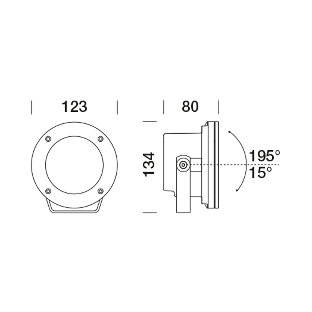 8421668 Проектор Platek MINI Proiettore  MINI Прожектор - LED 4000K 44°  - Вид №2