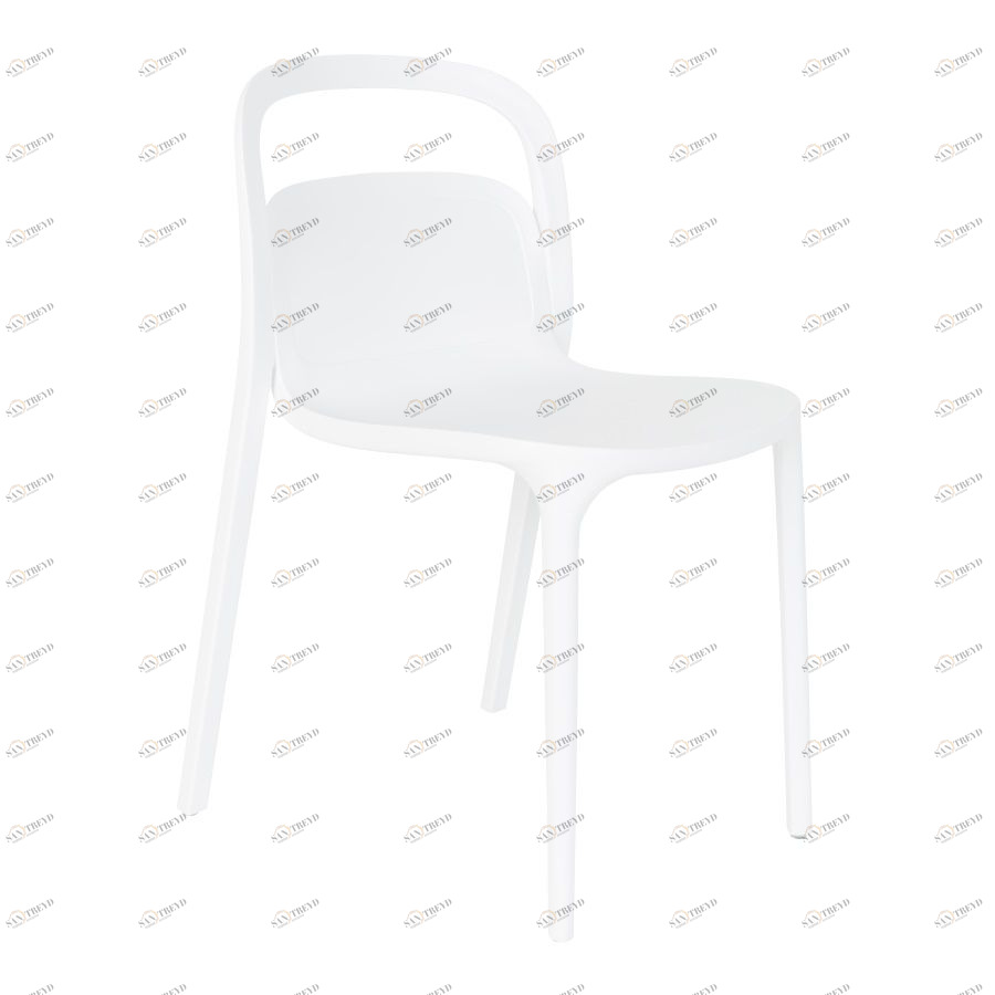 Стул Rex белый White Label Living 1100308