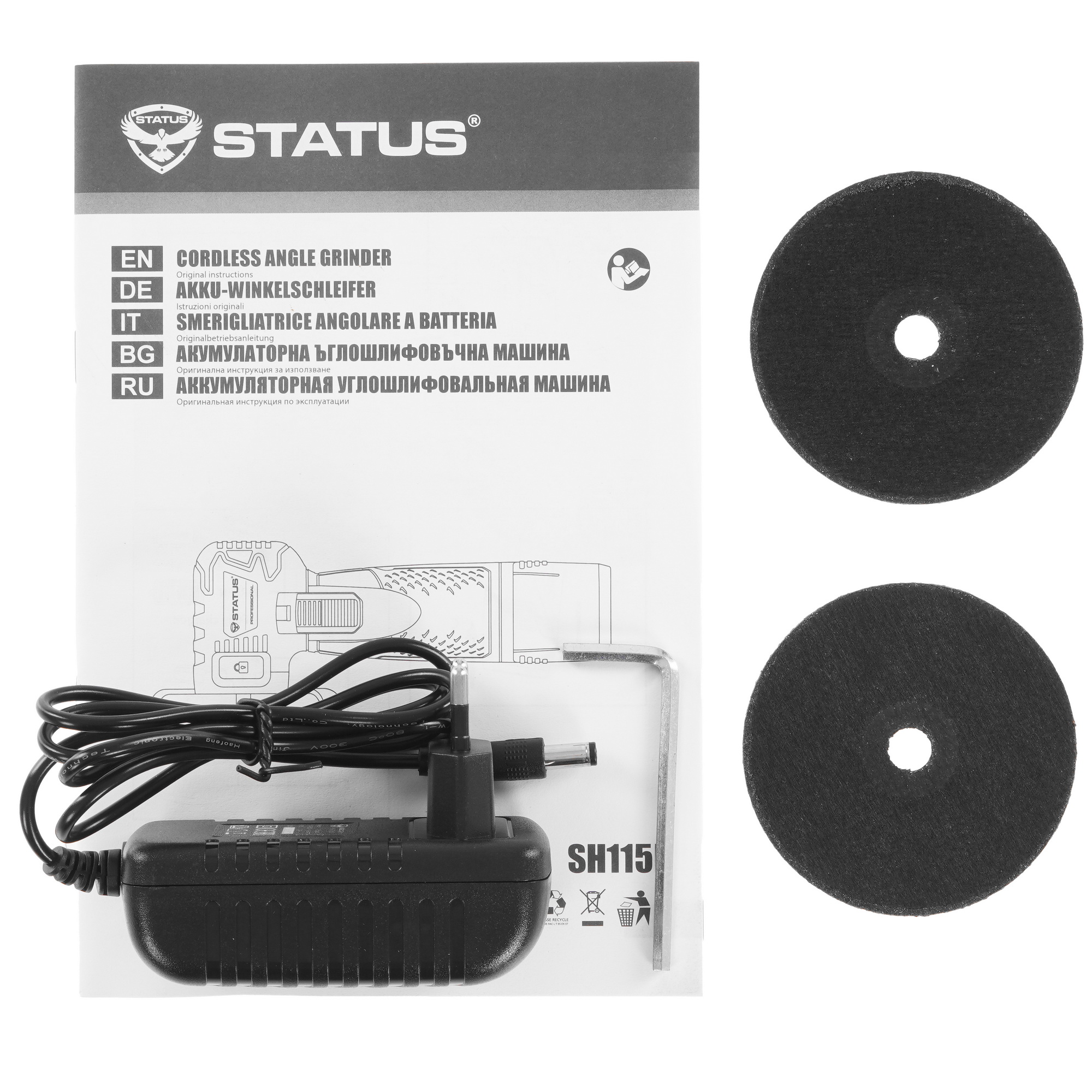 Углошлифовальная машина (УШМ) STATUS SH115E 5491566 STDN-0016759 - Вид №6