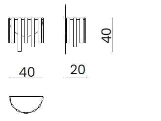 Керамический светодиодный настенный светильник Bizzotto Italia Symphony – Infinity ARCH-00050458 - Вид №2