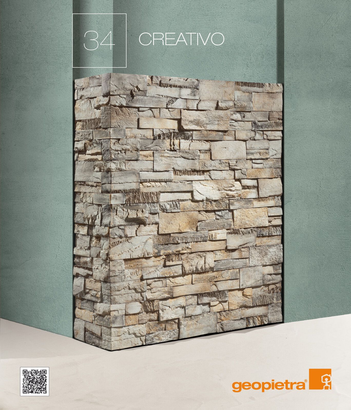 Реконструированная каменная облицовка GEOPIETRA® дизайн профиля ARCH-00111866 - Вид №1