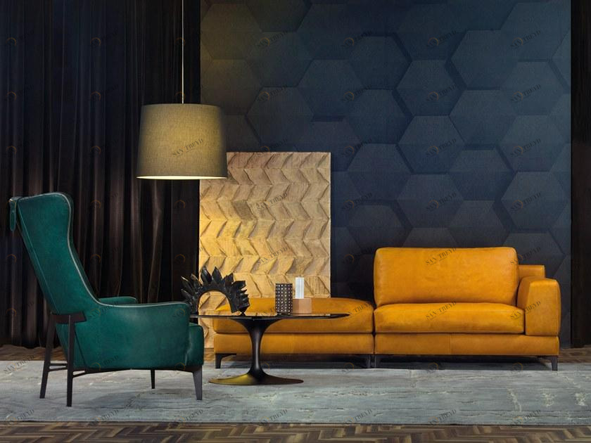 Borzalino Секционный кожаный диван Ben sun-id-1415514