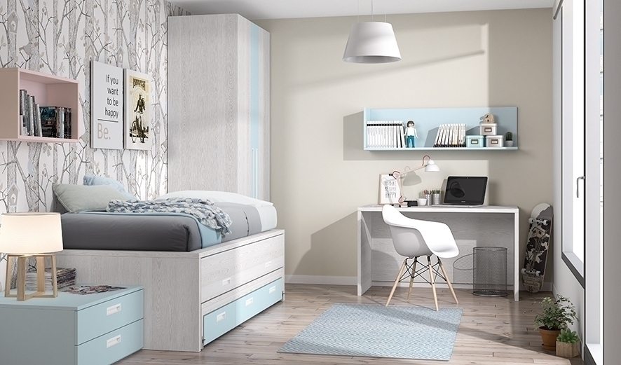 102924 Мебельный комплект с детской кроваткой Ambiente 26 Arasanz Oslo Santreyd - Вид №1