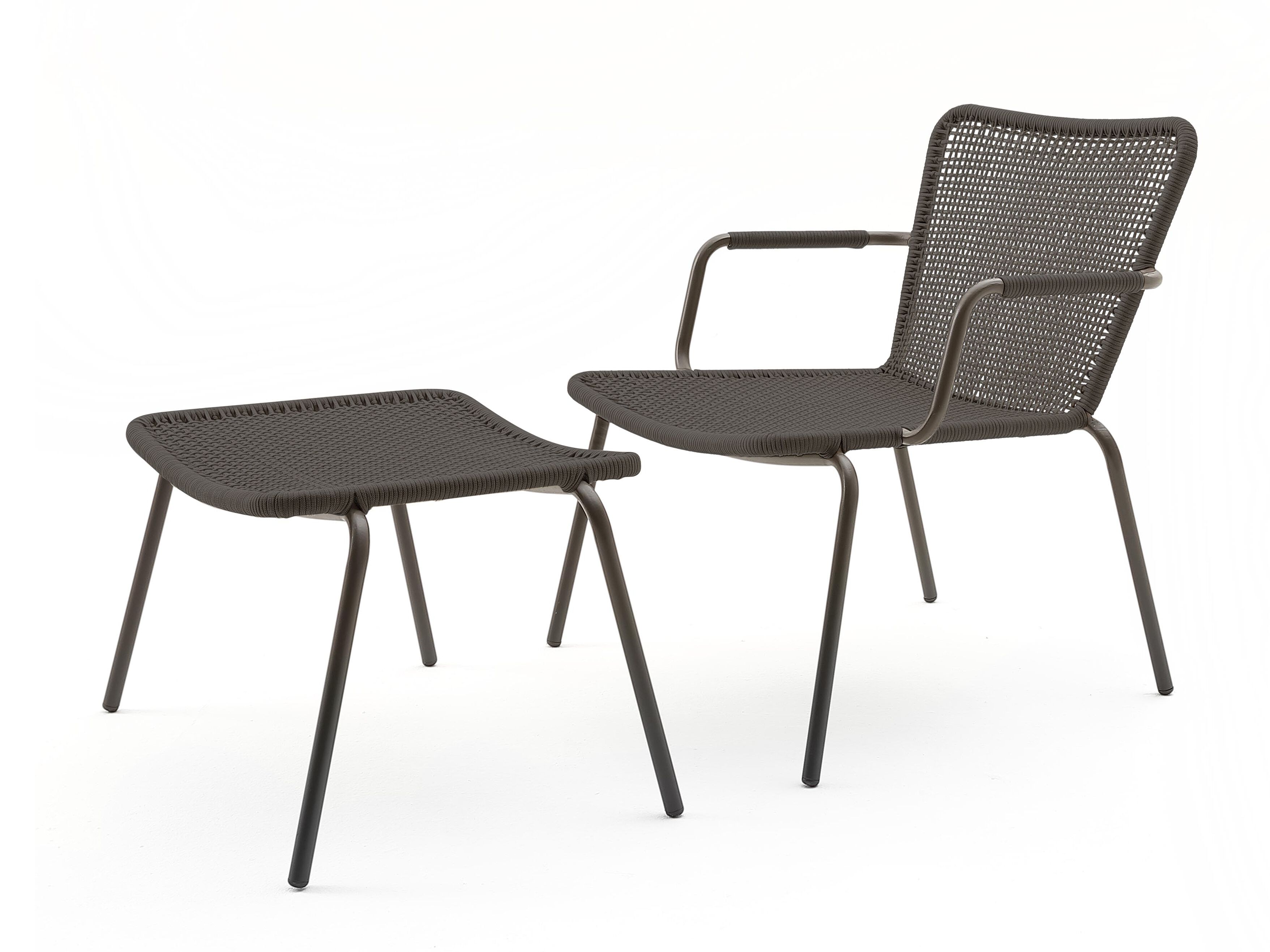 Плетеный алюминиевый сад штабелируемый стул Nodo Italia Via ARCH-00134785 - Вид №1