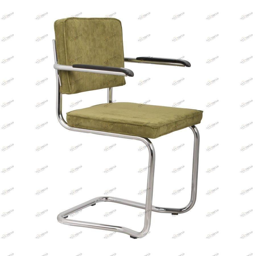 Кресло Ridge Kink Rib зеленое Zuiver 1200052