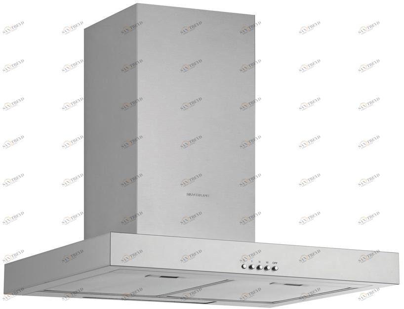 Silverline Настенная металлическая вытяжка со встроенной подсветкой  3170 