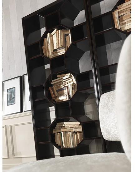 Gianfranco Ferré Home Открытый двухсторонний книжный шкаф из бука sun-id-1473334 - Вид №2