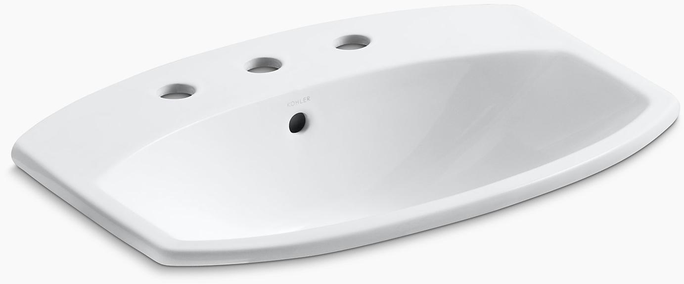 KOHLER Cimarron Встраиваемая раковина с 8 K-2351-8-7  - Вид №1