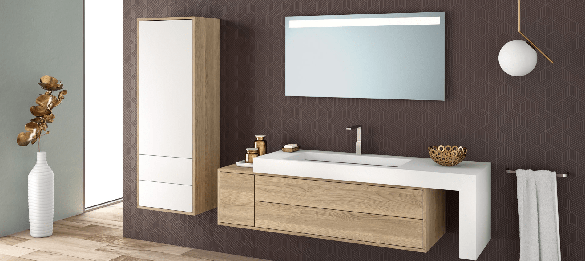 Шкаф пенал Elena 01003  Словения Kolpa-San - Вид №1