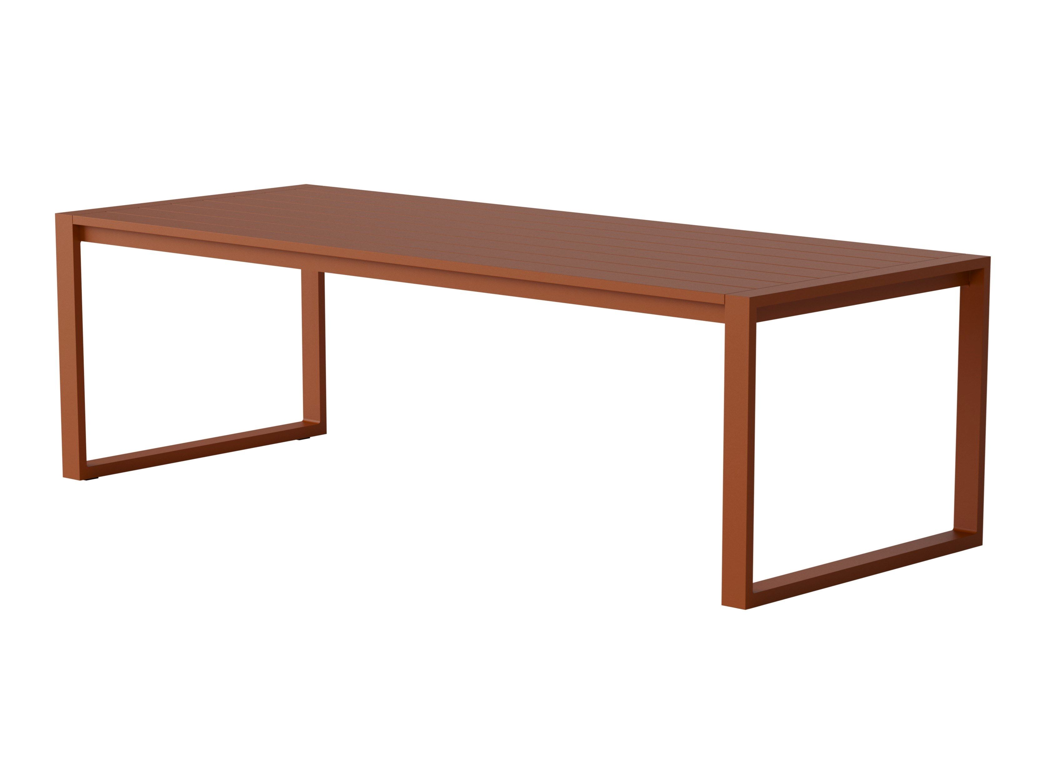 Прямоугольный алюминиевый стол с порошковым покрытием Case Eos ARCH-00051000 - Вид №14