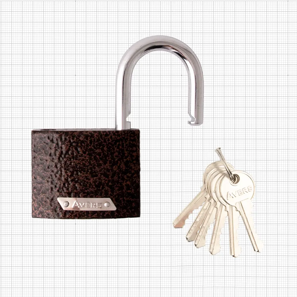 Набор навесных замков AVERS PD-01-63 с 6 ключами 89338401 STLM-1513271 - Вид №1