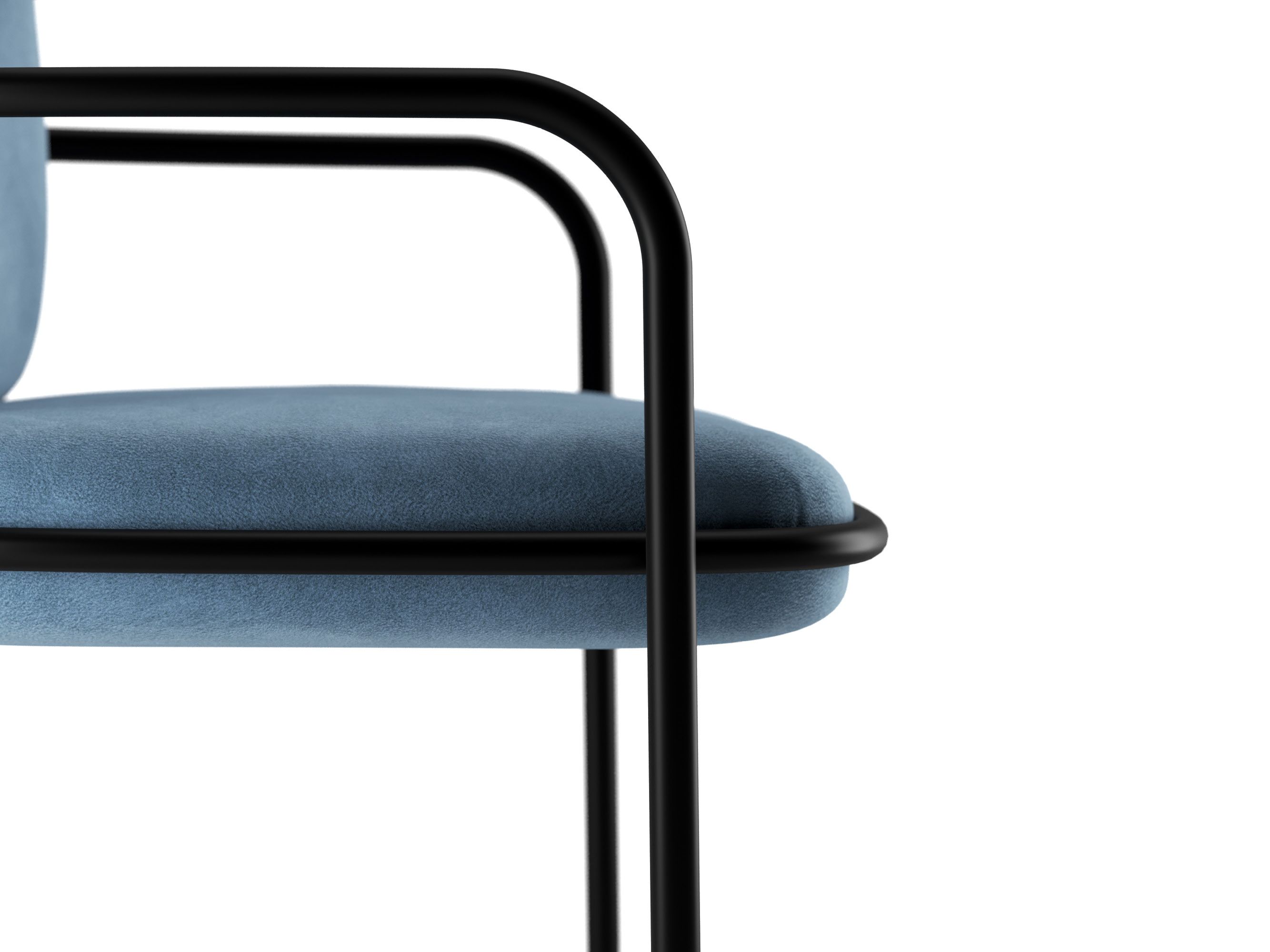 Мягкий стул с подлокотниками Innova Imbottiti Mies ARCH-00067023 - Вид №2