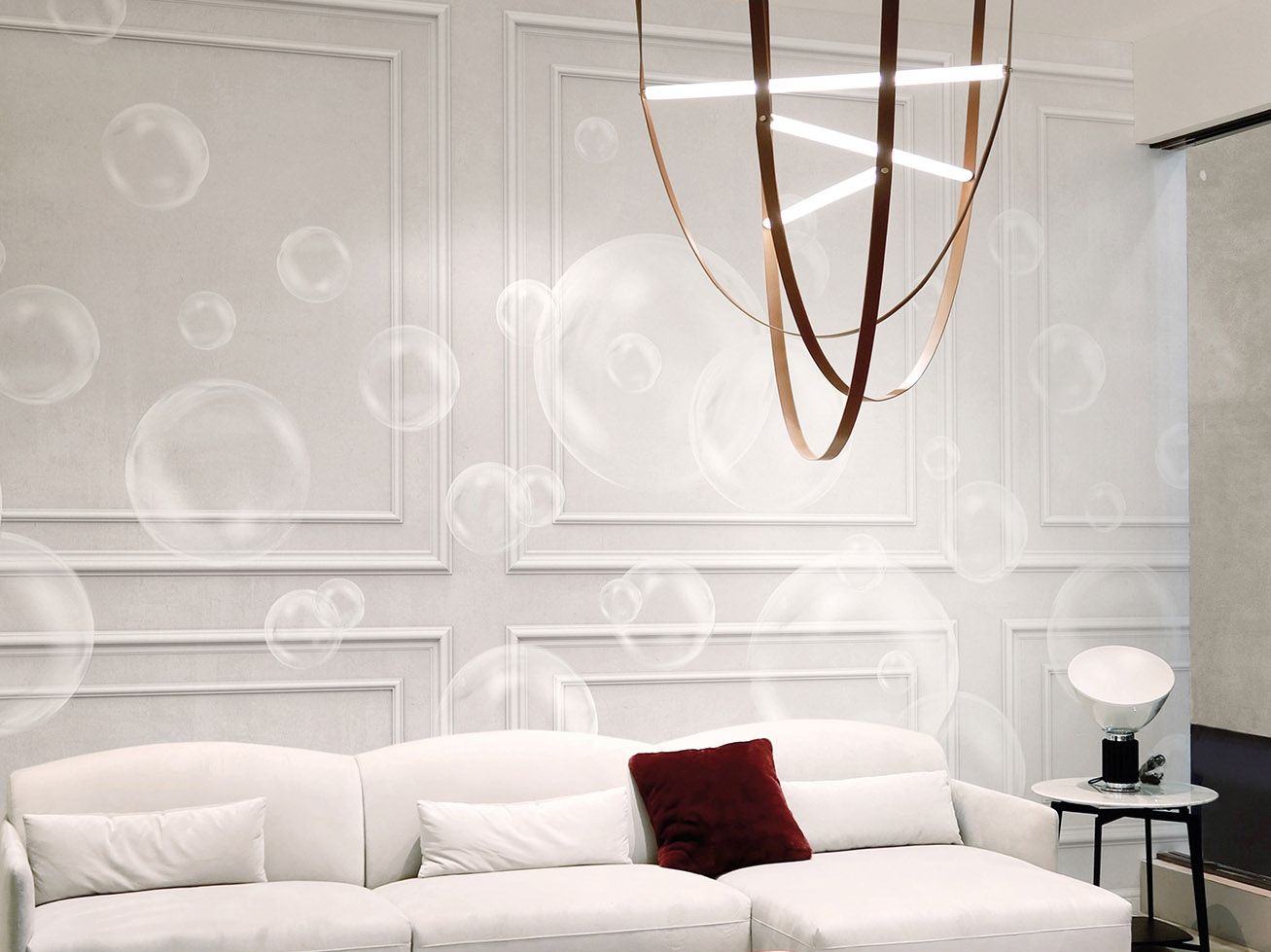 Обои с оттенками ПВХ бесплатно, экологически чистые, умывальники WallPepper коллекция 2023 ARCH-00125451