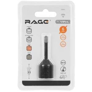 Коронка для УШМ алмазная RAGE by VIRA 559521 9191399