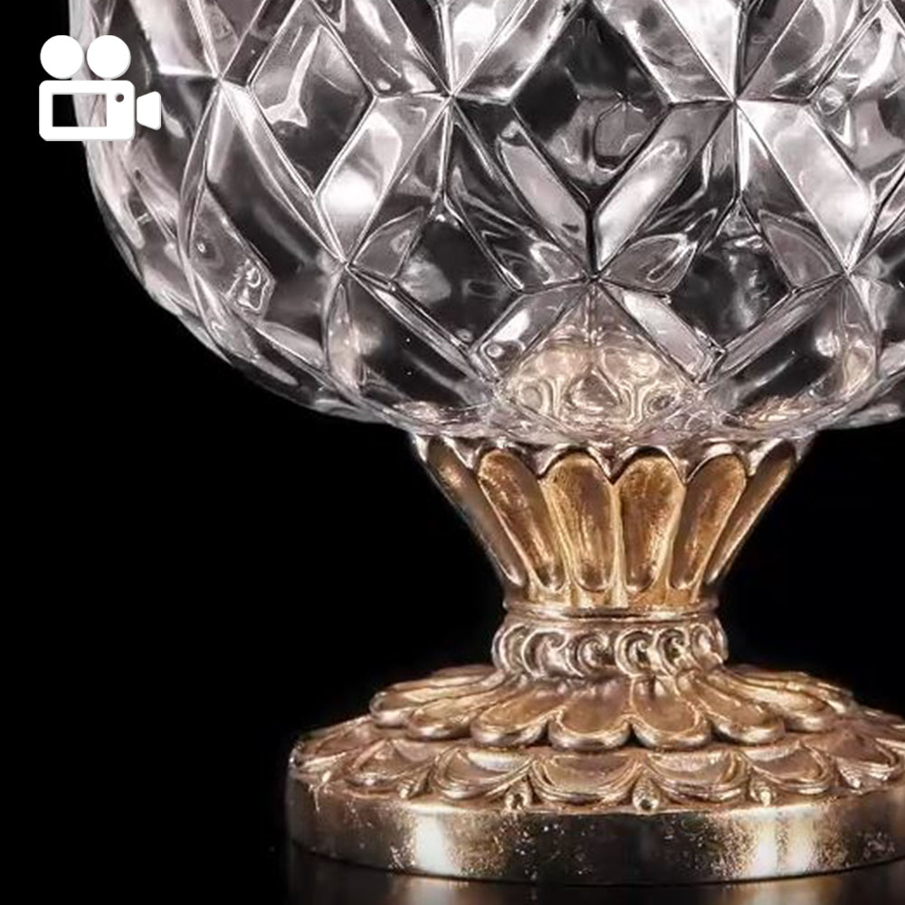 52078 Фруктовница-конфетница Бриз Бронза BOGACHO 4627163961618