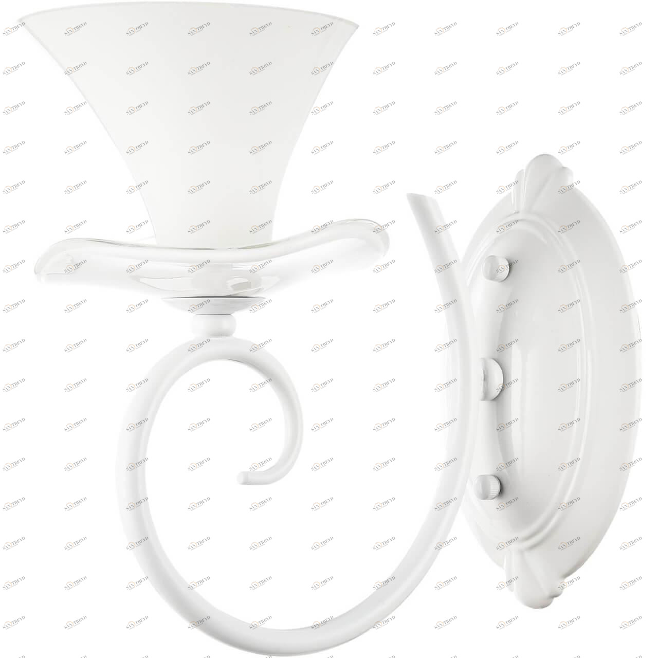 Бра настенное белое Freya Fabre FR2001-WL-01-W FREYA FABRE 00-3928218 Белый 