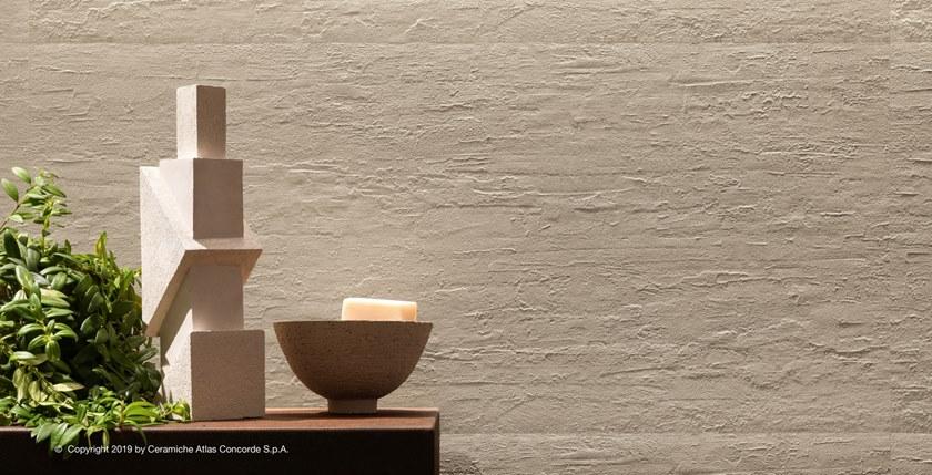 Atlas Concorde Белая плитка для стен с эффектом бетона Raw sun-id-1483334 - Вид №31